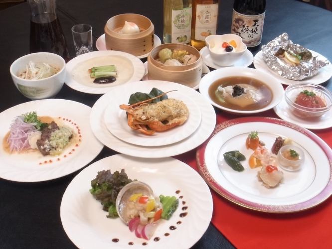 [11 dishes of peach blossom seasonal dinner course] Journey to the West course 8,800 yen (food only)