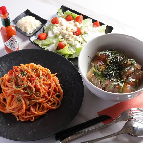 【一品料理】各種アルコールと相性抜群のおつまみ～ご飯や丼もの、パスタまで豊富なメニューをご用意◎