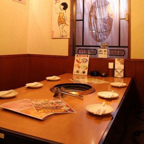 Semi-private rooms are also available.Semi-private room for up to 6 people.Very popular with families ♪ If you do not make an early reservation, it will fill up quickly.Please enjoy your time with your children.