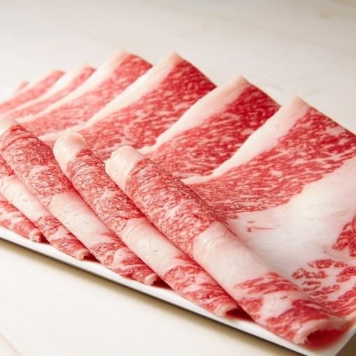 国产牛二色锅自助套餐【肉店精选】大人3,850日元（含税）