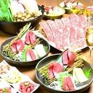 [Lunch only] Sakuranabe Kaiseki 8,580 yen (tax included) for 2 people or more