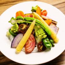 Smoked vegetables