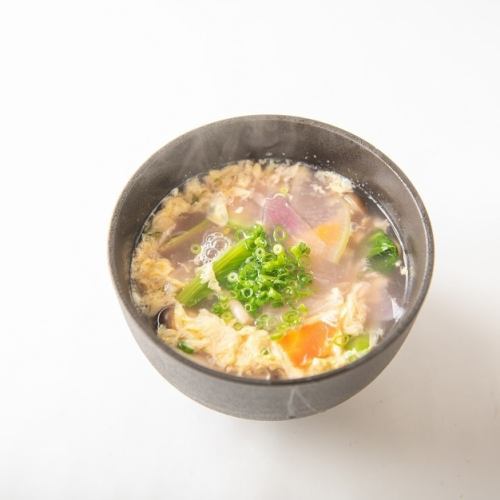 Egg soup