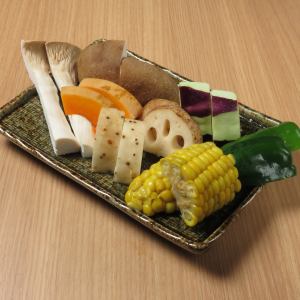 Assorted grilled vegetables