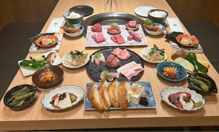 90分飲み放題付き！希少赤身も味わえる【極コース】　7,000円