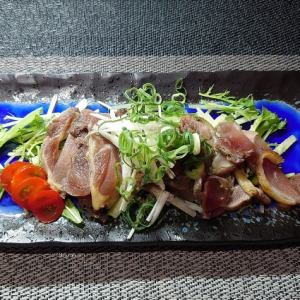 炭火炙り鶏たたき