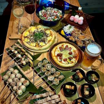 [3-hour all-you-can-drink included] ALO ALO Banquet (Pizza) Course "Sai" 5,000 yen (tax included)