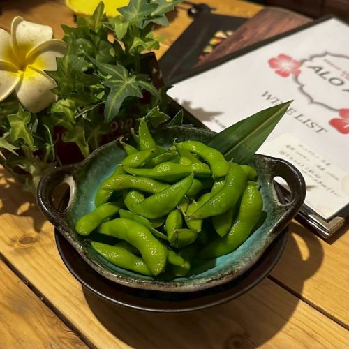 塩茹で枝豆