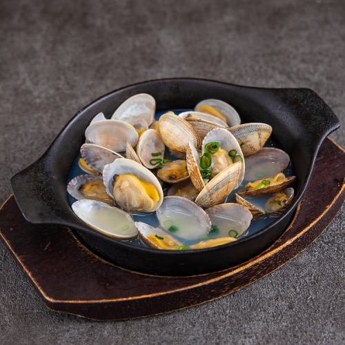 Steamed clams / crab miso