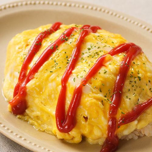 チキンオムライス定食