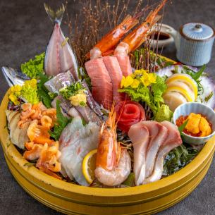 <あじ姿造り付>お造り盛り合わせ『上』