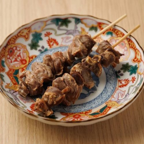 鶏砂肝串(塩/タレ)