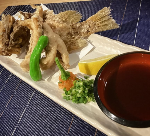 小料理屋が作る、柳の舞 唐揚げ