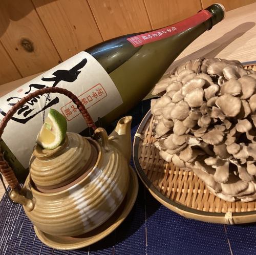 舞茸の土瓶蒸し