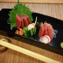 Specially selected bluefin tuna sashimi
