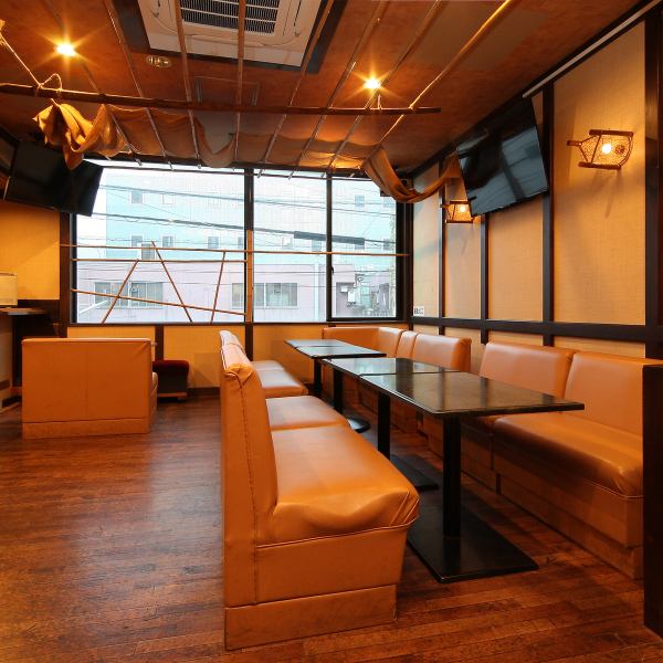 【宴会や歓送迎会など貸切も可能です♪】2階にはカラオケも完備しているパーティールームもございます！貸切利用も可能ですので、ご相談お待ちしております◎