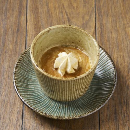 自家製黒糖きな粉プリン