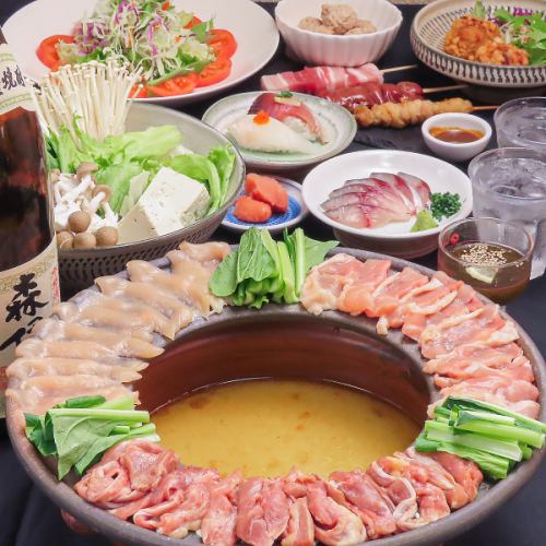 水炊きをしゃぶしゃぶで