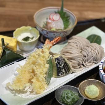 Chilled soba lunch