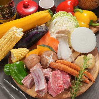 ◇お昼の予約◇【BBQスタンダードコース】大人3800円/子供（6歳～12歳）2200円