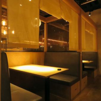 2名様席もご用意！