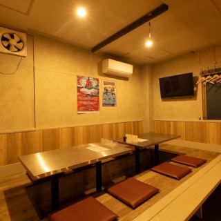 4名様掘りごたつ席は2つご用意！つなげて最大10名様までOK◎