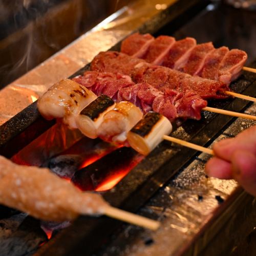 常連さん人気の串メニューはこちら！