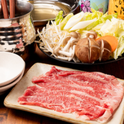 【飲み放題付き】豚、牛しゃぶしゃぶなど全7品「リッチ肉宴会コース」4500円(税込)