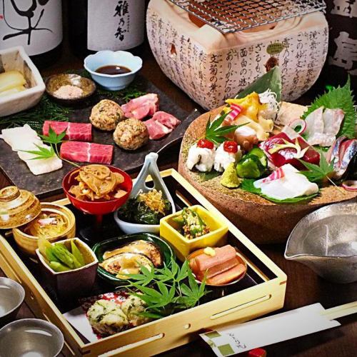 Seasonal delicious Tokodori set for 1 person (Minimum order for 2 people)