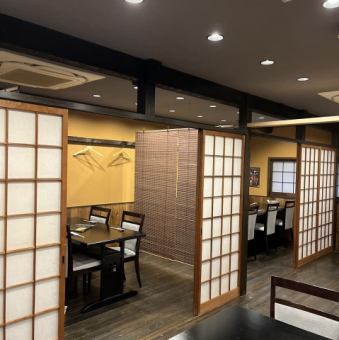 【半私人房间】有卷帘隔断。布局可以根据人数进行更改！