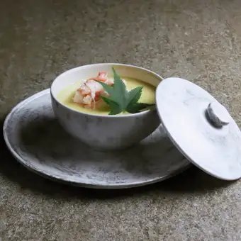 Crab Chawanmushi (steamed egg custard)