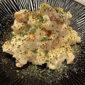 Roasted cheese fragrant potato salad