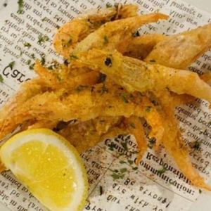 Deep-fried sweet shrimp