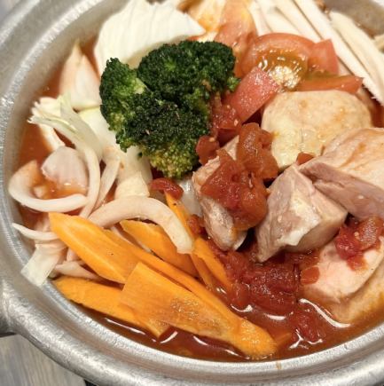 【2時間飲み放題】絶品!トマト鍋コース 5,500円