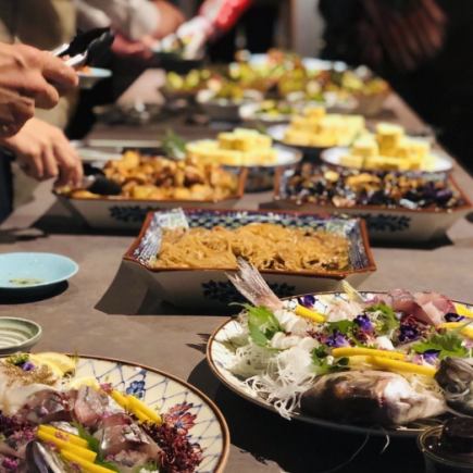 【송년회! 연회에! 2시간 음료 무제한 포함】F. 제철을 맛보는