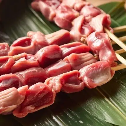 Each skewer is carefully handcrafted and grilled right in front of you over high-quality binchotan charcoal.
