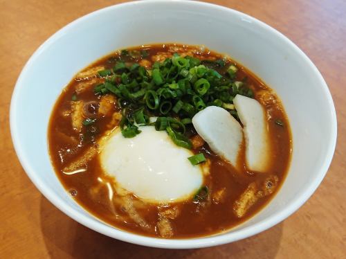 Warm egg curry udon/soba