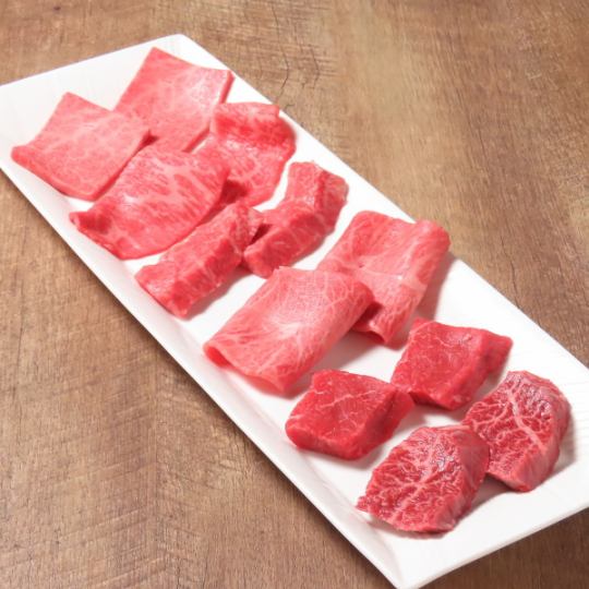 Enjoy the highest quality Wagyu beef ♪ [Ushibuchi plate with 6 kinds of rare parts] Many repeat customers ☆ This is the owner's recommended platter!