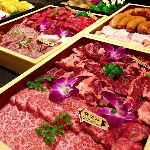 非常適合家庭烤肉或聚會☆外帶燒烤方案★每人3,000日元起（含稅）*僅限電話預訂