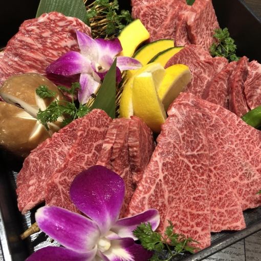 Limited to one group per day! [-KIWAMI- Japanese Black Beef Full Course] Includes 2 hours of all-you-can-drink
