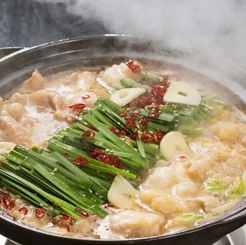 Hakata-style Wagyu beef offal hot pot
