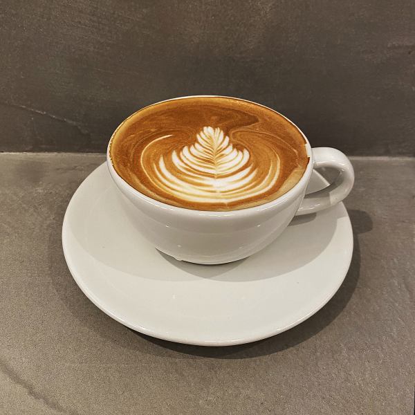 A gentle tasting cafe latte