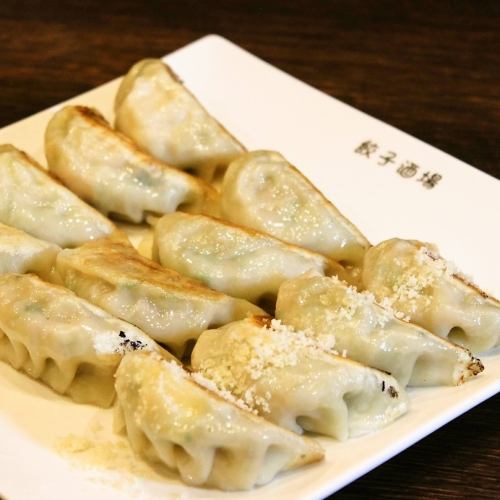 Extremely popular handmade hot gyoza dumplings