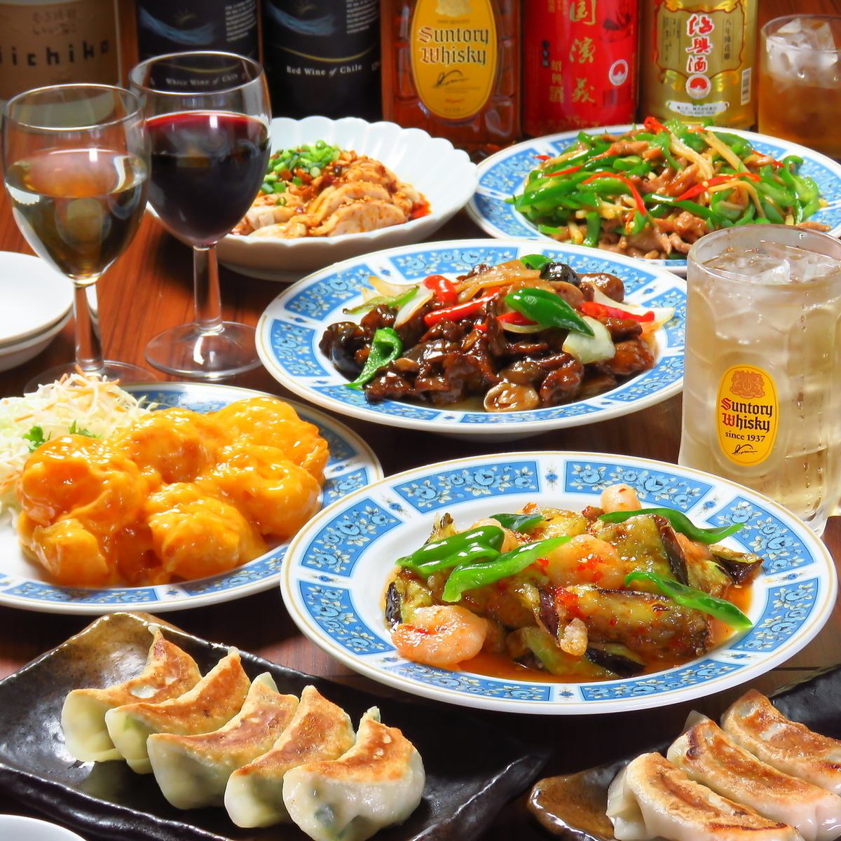 We have an all-you-can-eat and drink course! Recommended for parties♪