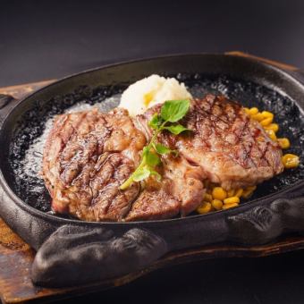 大人気!!【2時間飲み放題付】ステーキ堪能コース/プライムグレードチャックアイ使用