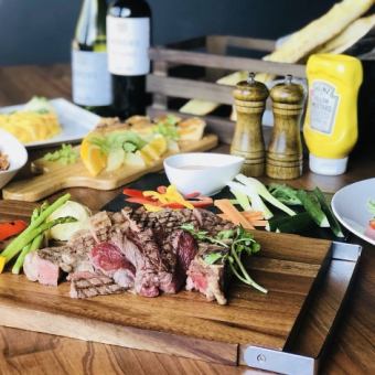 【2時間飲み放題付】 日曜から木曜がお得 贅沢肉盛りコース(祝前日は除く)