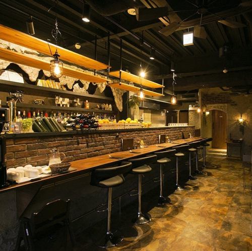 A cool and nostalgic counter