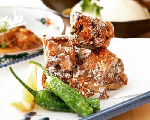 牛たんの竜田揚げ