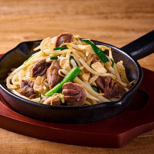 Stir-fried chicken gizzards for stamina