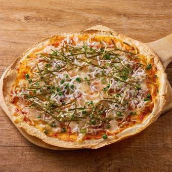 시라스 듬뿍 피자